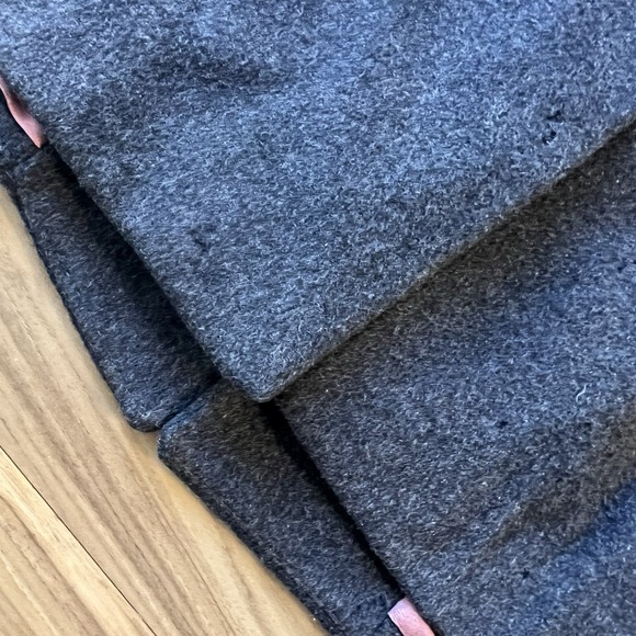 Vintage Di Silvio Cashmere Blend Overcoat Gray Italian Fabric Mens 50R Coat - Picture 14 of 16